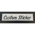 Glitter Sparkle Custom Text Stickers