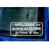 I Apologise For Driving So Close In Front Of You Funny Novelty Car Window Bumper Vinyl Die Cut Sticker Decal