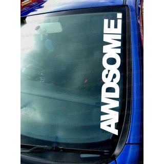 AWDSOME Car Window Bumper Sticker Decal