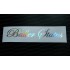 Baller Status Silver Hologram Neo Mirror Chrome Car Window Bumper Sticker Decal