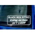 Black Box Fitted Going As Fast As I Can! Funny Novelty Car Window Bumper Vinyl Die Cut Sticker Decal