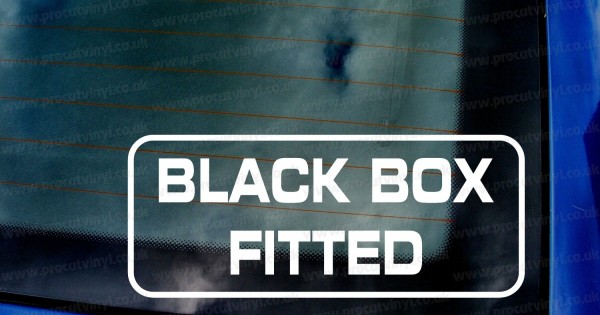 Custom Vinyl Decal Sticker - Black Box Design For Car, Van, Window Or Bumper