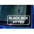 Black Box Fitted New Driver Car Insurance Discount Window Bumper Vinyl Die Cut Sticker Decal