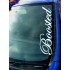 Boosted Car Window Bumper Sticker Decal