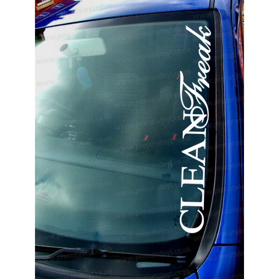 CLEAN Freak Window Bumper Sticker Decal