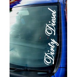 Dirty Diesel Car Window Bumper Sticker Decal