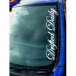 Drifted Daily Car Window Bumper Sticker Decal