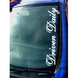 Driven Daily Car Window Bumper Sticker Decal