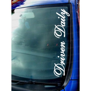 Driven Daily Car Window Bumper Sticker Decal