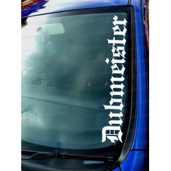 Dubmiester Car Window Bumper Sticker Decal