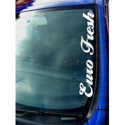 EURO FRESH Car Window Bumper Sticker Decal