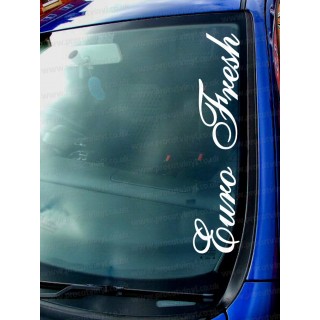 EURO FRESH Car Window Bumper Sticker Decal