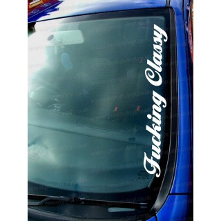 F*cking Classy Car Window Bumper Sticker Decal