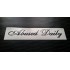 Abused Daily Glitter Metalflake Car Bumper Window Sticker Decal