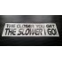The Closer You Get The Slower I Go! Glitter Metalflake Car Bumper Window Sticker Decal