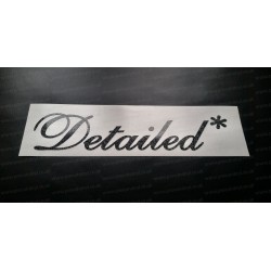 Detailed* Glitter Metalflake Car Bumper Window Sticker Decal