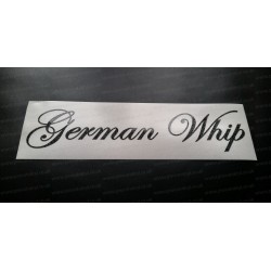 German Whip Glitter Metalflake Car Bumper Window Sticker Decal
