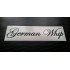 German Whip Glitter Metalflake Car Bumper Window Sticker Decal