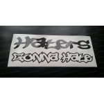 Haters Gonna Hate Glitter Metalflake Car Bumper Window Sticker Decal