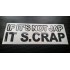 If It's Not Jap It's Crap Glitter Metalflake Car Bumper Window Sticker Decal