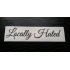 Locally Hated Glitter Metalflake Car Bumper Window Sticker Decal