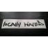 Locally Hated Glitter Metalflake Car Bumper Window Sticker Decal