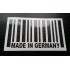 Made in Germany Barcode Glitter Metalflake Car Bumper Window Sticker Decal