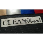 CLEAN Freak Glitter Metalflake Car Bumper Window Sticker Decal