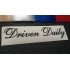 Driven Daily Glitter Metalflake Car Bumper Window Sticker Decal