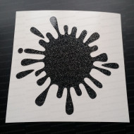 Paint Splat x1 Glitter Metalflake Car Bumper Window Sticker Decal