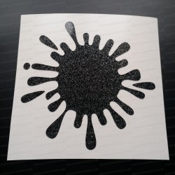 Paint Splat x1 Glitter Metalflake Car Bumper Window Sticker Decal