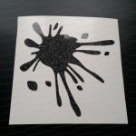 Paint Splat x1 Glitter Metalflake Car Bumper Window Sticker Decal