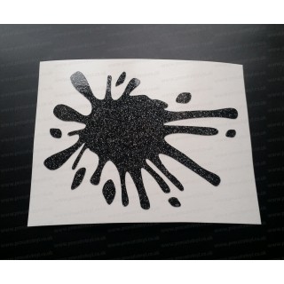 Paint Splat x1 Glitter Metalflake Car Bumper Window Sticker Decal