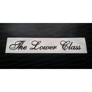 The Lower Class Glitter Metalflake Car Bumper Window Sticker Decal