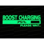 Boost Charging Small to Large Glow in the Dark Luminescent Stickers Decals x1