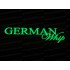 German Whip Small to Large Glow in the Dark Luminescent Stickers Decals x1