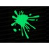 Paint Splat Small to Large Glow in the Dark Luminescent Stickers Decals x1