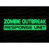 Zombie Outbreak Response Unit Small to Large Glow in the Dark Luminescent Stickers Decals x1