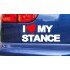 I Love My Stance Funny Novelty Car Window Bumper Sticker Decal