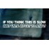 If you think this is slow wait until we go up hill Funny Novelty Caravan Vinyl Die Cut Window Bumper Sticker Decal Graphic