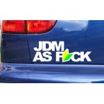 JDM AS F*CK Car Window Bumper Sticker Decal