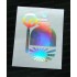 JDM Hand Grenade Silver Hologram Neo Mirror Chrome Car Window Bumper Sticker Decal