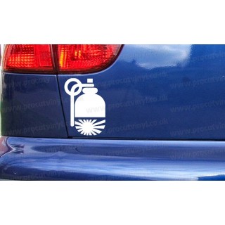 JDM Hand Grenade Car Window Bumper Sticker Decal