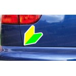 JDM Wakaba Leaf Car Window Bumper Sticker Decal