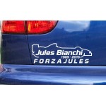 Jules Bianchi FORZA RIP Memorial Tribute Car Window Bumper Sticker Decal ref:2
