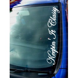 Keepin It Classy Car Window Bumper Sticker Decal