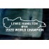 Lewis Hamilton #44 2020 World Champion Car Window Bumper Sticker Decal