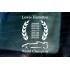 Lewis Hamilton F1 Laurel Wreath 2020 7 Times World Champion Car Window Bumper Sticker Decal