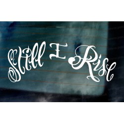 Lewis Hamilton 'STILL I RISE' 2020 World Champion Car Window Bumper Sticker Decal