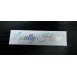 Locally Hated Silver Hologram Neo Mirror Chrome Car Window Bumper Sticker Decal
